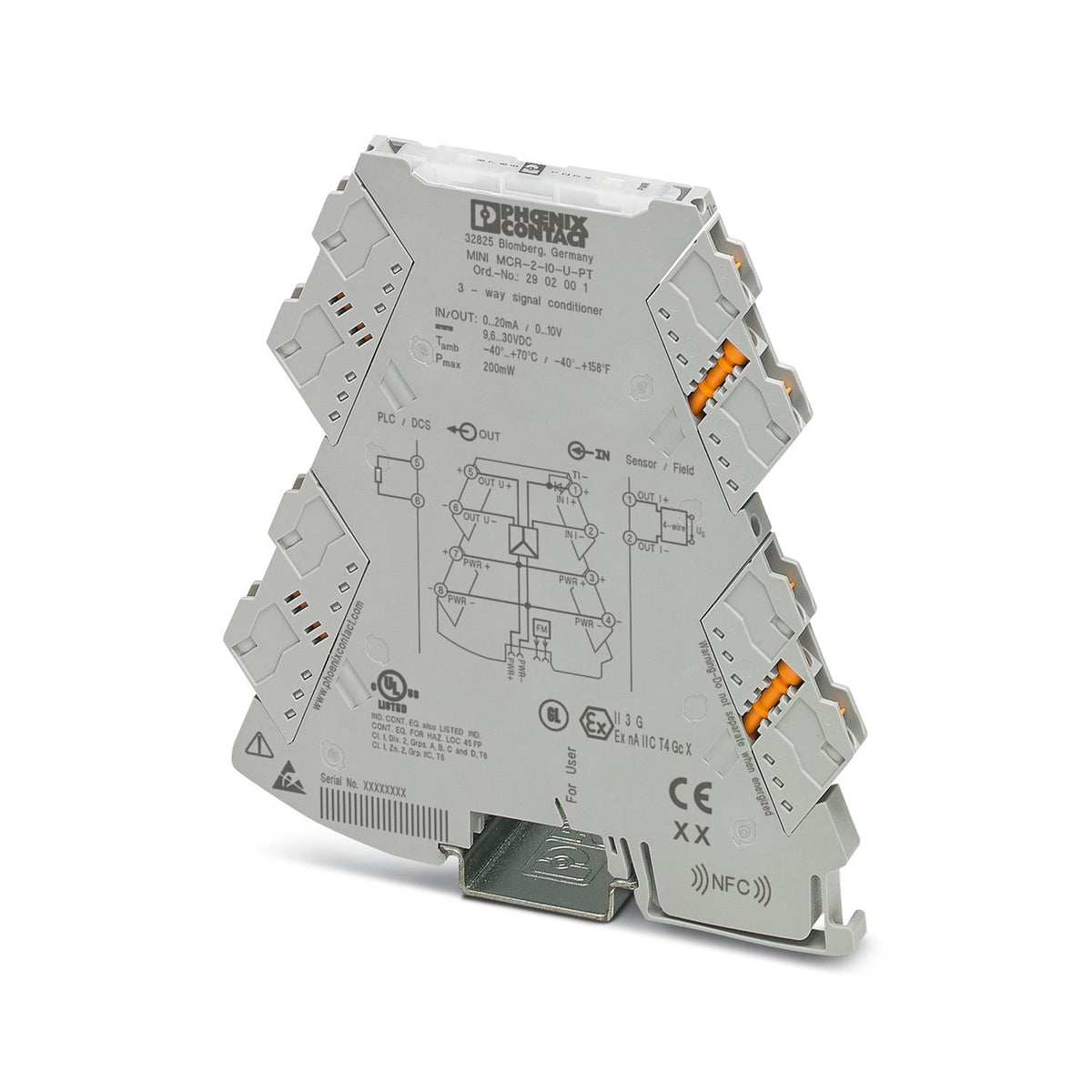 MINI MCR-2-I0-U-PT - Acondicionador de señal de entrada
