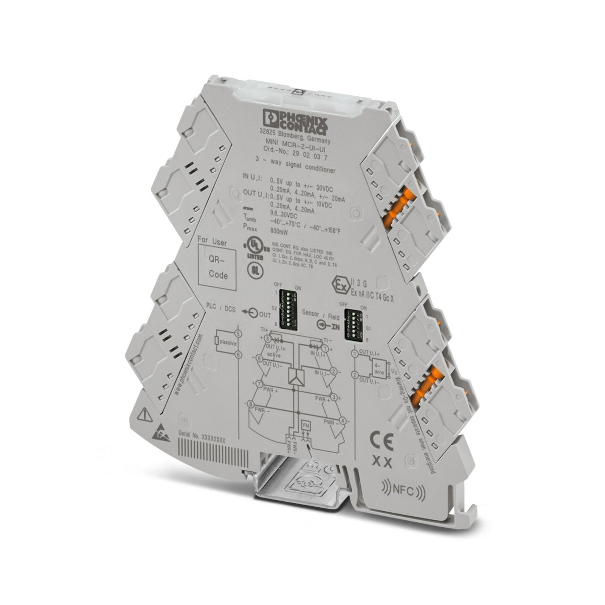 MINI MCR-2-UI-UI - Amplif. separación
