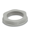 RAL 7001 A-INL-M25-P-GY - Contratuerca, material: PA, para roscas m25 x 1,5, color: gris plata