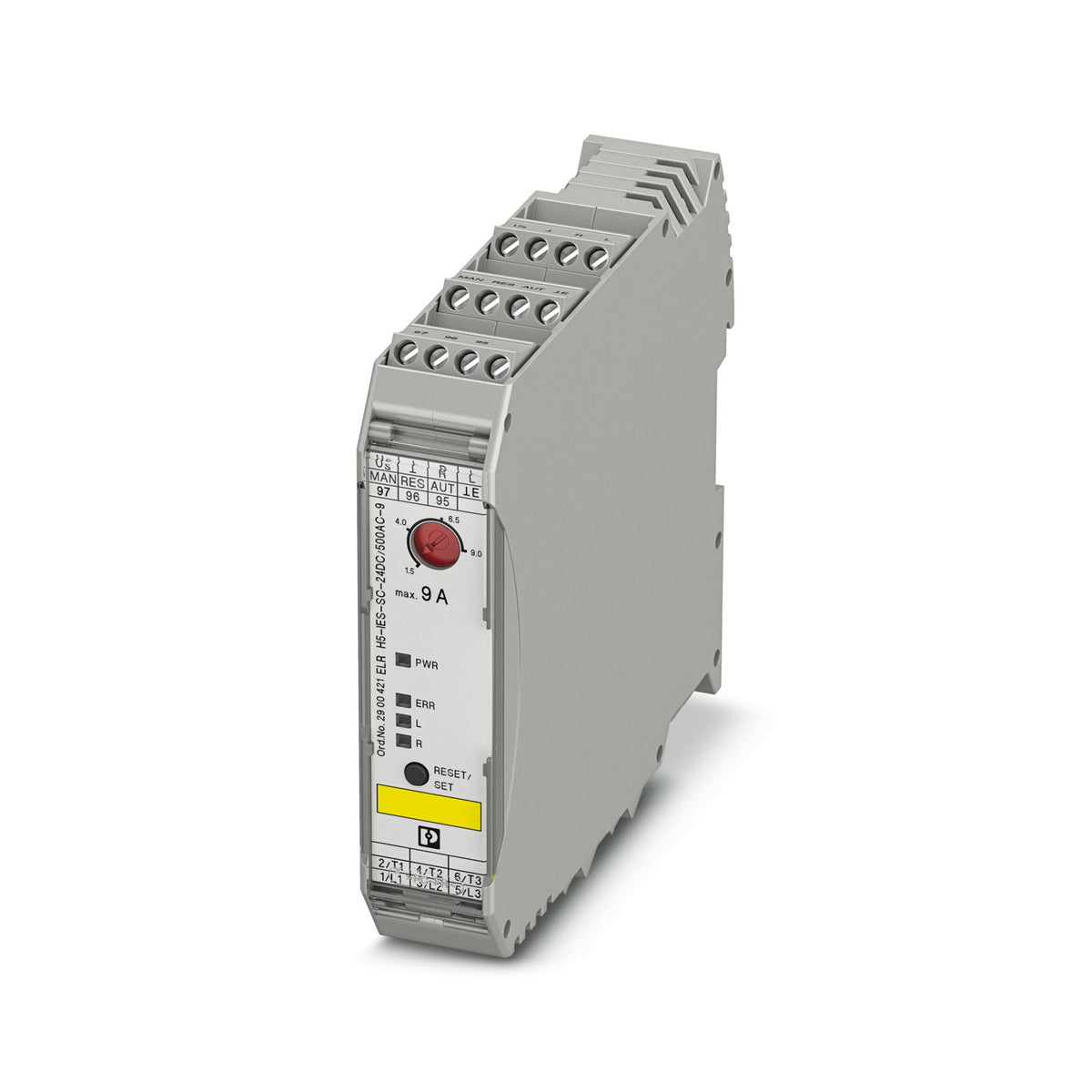 ELR H5-IES-SC- 24DC/500AC-9 - Arrancador de motor híbrido REVERSIBLE con parada de emergencia