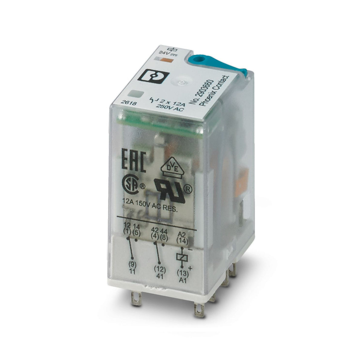 REL-IR2/LDP- 24DC/2X21 - Relé individual