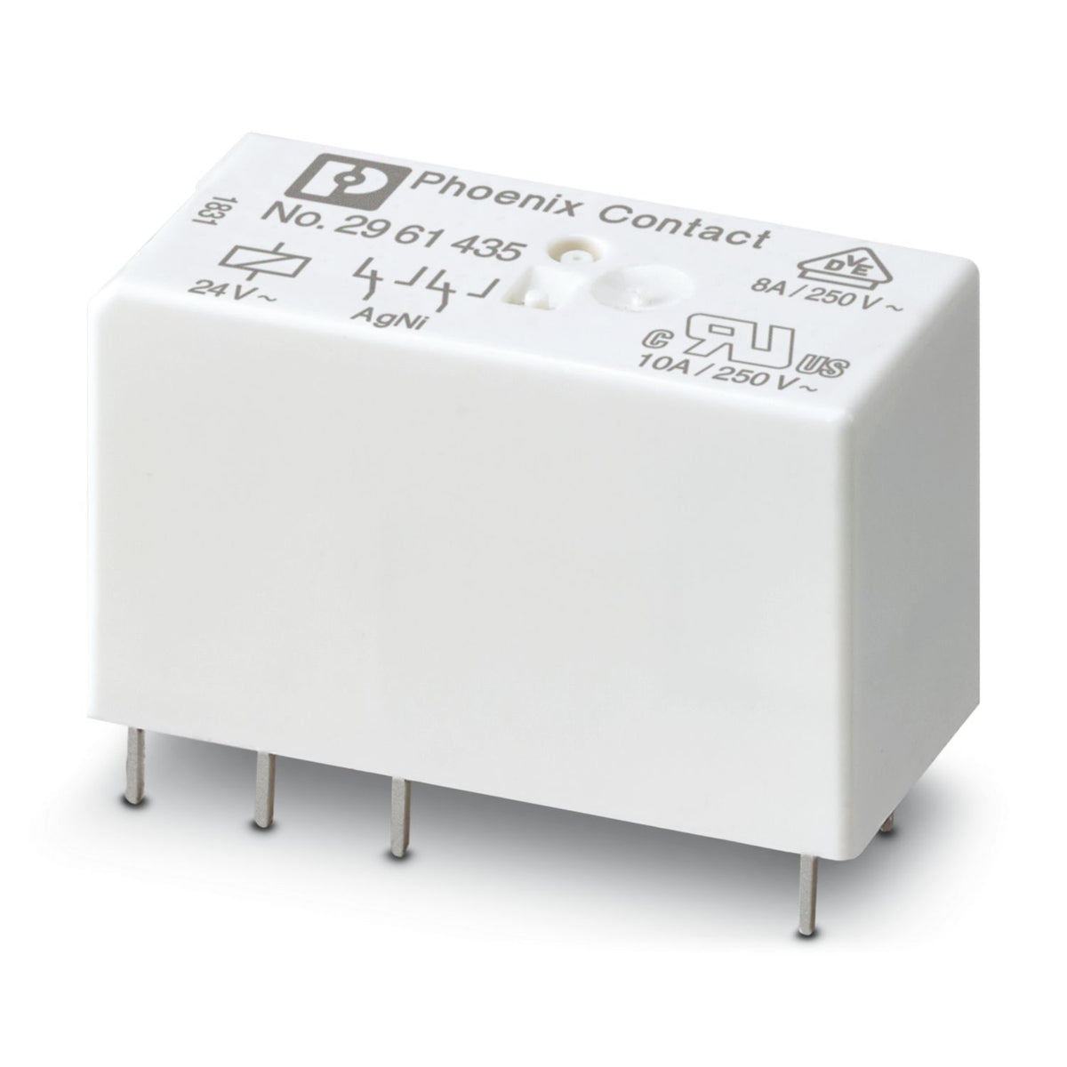 REL-MR- 24AC/21-21 - Relé individual 2 contactos conmutados 24 V AC