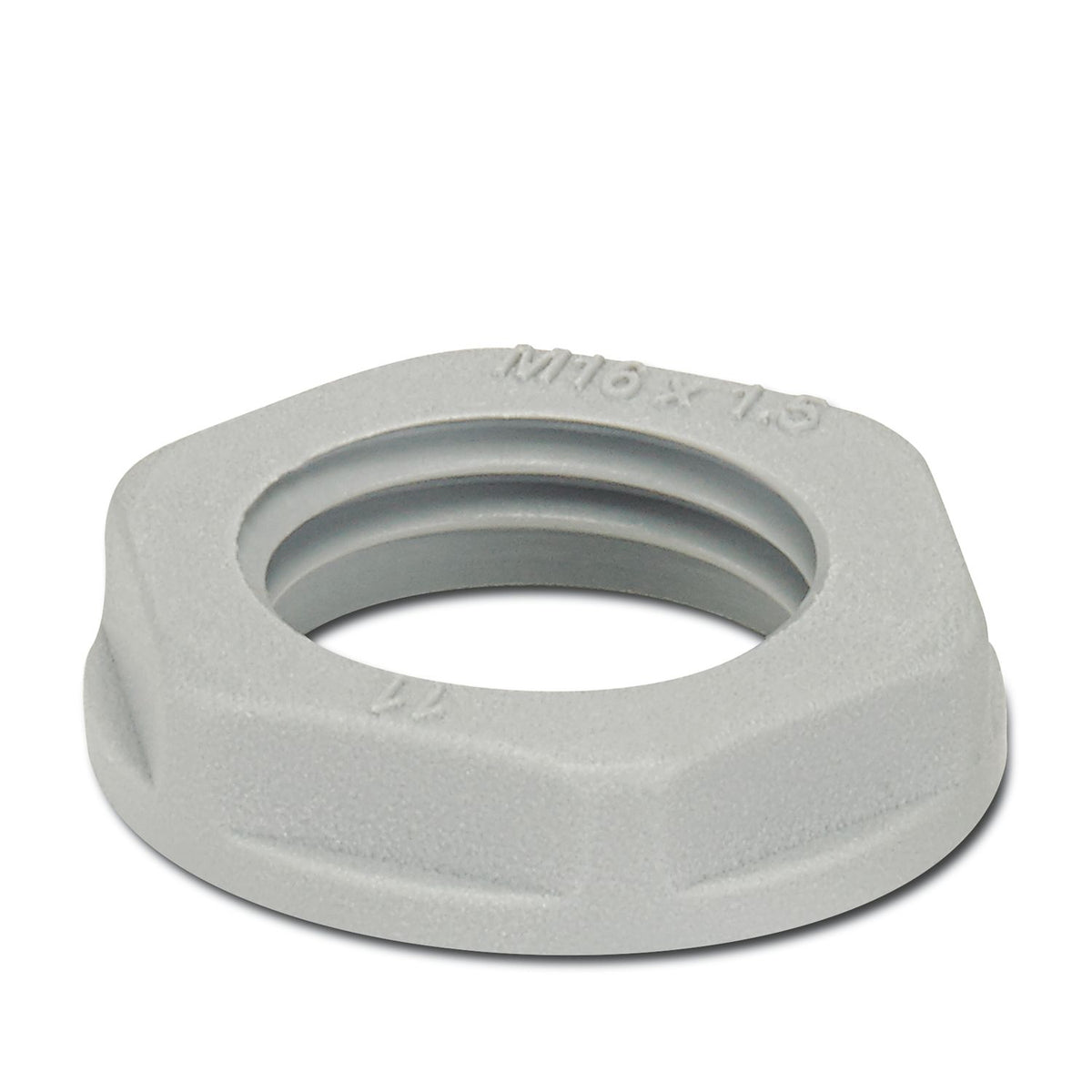 RAL 7001 A-INL-M20-P-GY - Contratuerca, material: PA, para roscas m20 x 1,5, color: gris plata