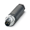 SACC-M 8MS-3CON-M-SW Conector, universal, 3-polos, conector macho recto m8, codificado A,...