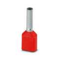 AI-TWIN 2X 1 - 8 Rd - punteras 2x18AWG rojo