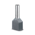 AI-TWIN 2X 4 -12 GY -Punteras 2x12AWG gris