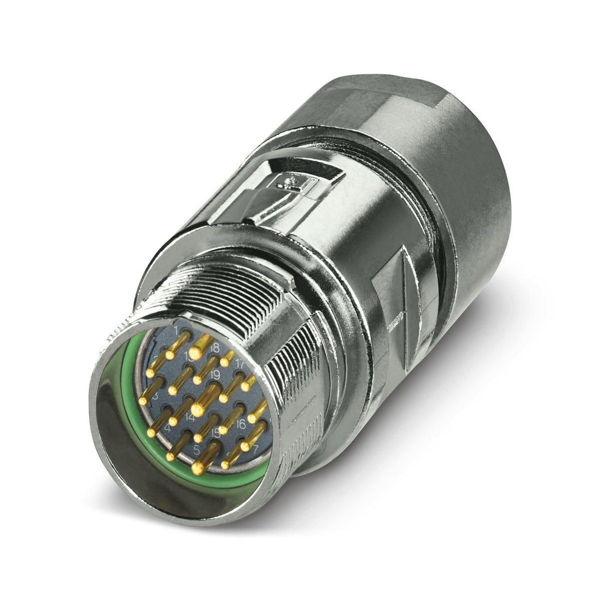 1629098 - M23, Conector de acoplamiento, serie: M23 PRO, recto, apantallado: sí, para bloqueo rápido...