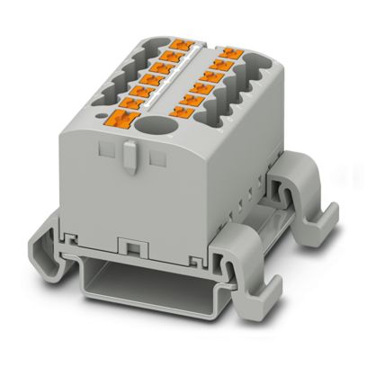 PTFIX 6/12X2,5-NS35A GY - Bloque para distribución
