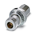 Adaptador con protección contra sobretensiones para interfaces de señales coaxiales. conexión:...