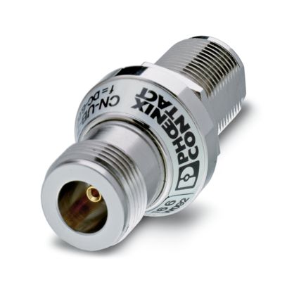 Adaptador con protección contra sobretensiones para interfaces de señales coaxiales. conexión:...
