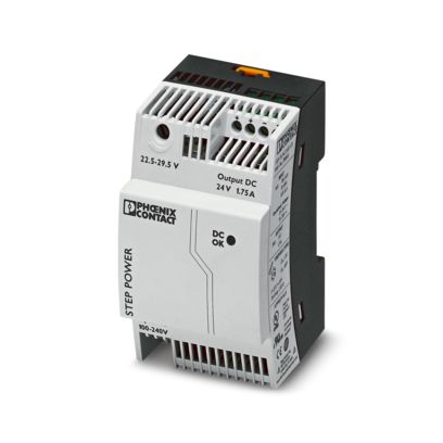 STEP-PS/ 1AC/24DC/1.75 - Fuente de alimentación, entrada: monofásica, salida: 24 V DC/1,75 A...