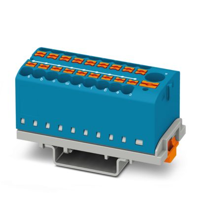 PTFIX 6/18X2,5-NS35 BU - Bloque para distribución